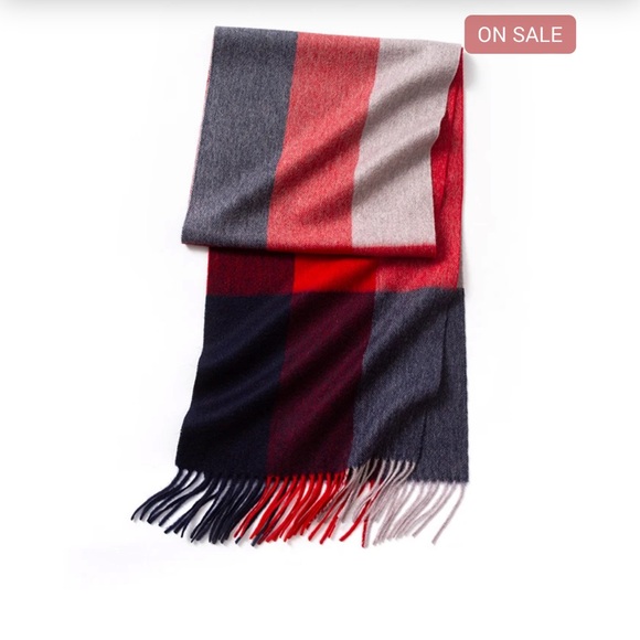 Luxury Cashmere Scarf with Tassels – Stylish Wrap and Shawl - Picture 12 of 14